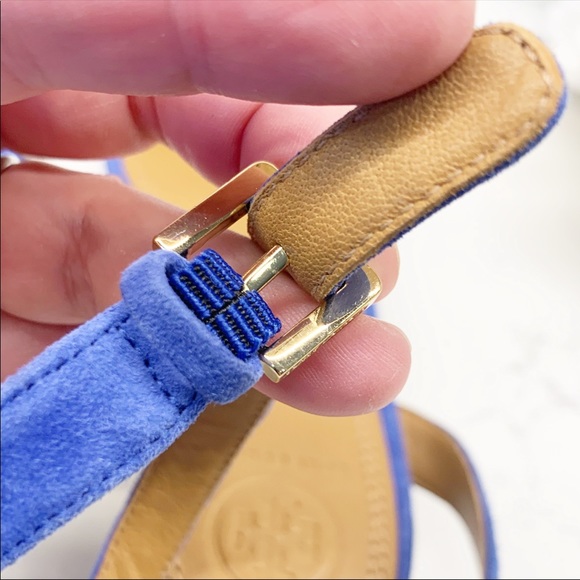 Tory Burch Suede Strap Kitten Heels - Picture 11 of 11